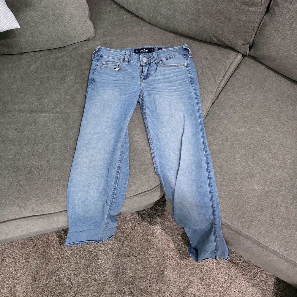 Hollister Women's Light Blue Boot Cut Jeans